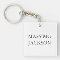 Moderne Simple Tendance Minimaliste Plain Nom Prop
