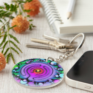 Porte-clefs Modes de vie - Art Neurographique Motif 2