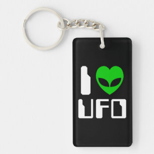 Porte-clefs Moi Cœur Alien UFO