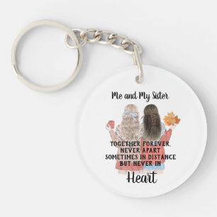 Porte-clefs Moi et ma soeur