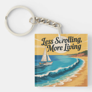Porte-clefs Moins de défilement, plus de vie