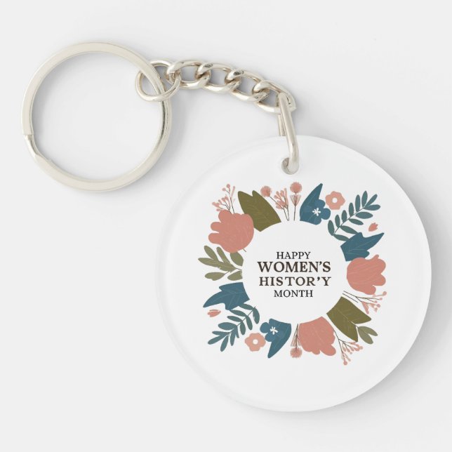 Porte-clefs Mois de l'histoire des femmes (Devant)