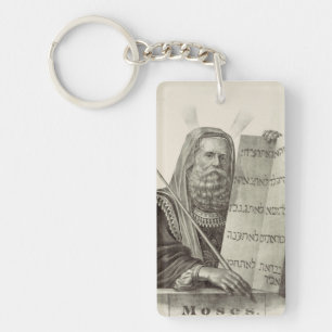 Porte-clefs Moïse prophète avec les Tables de la Loi