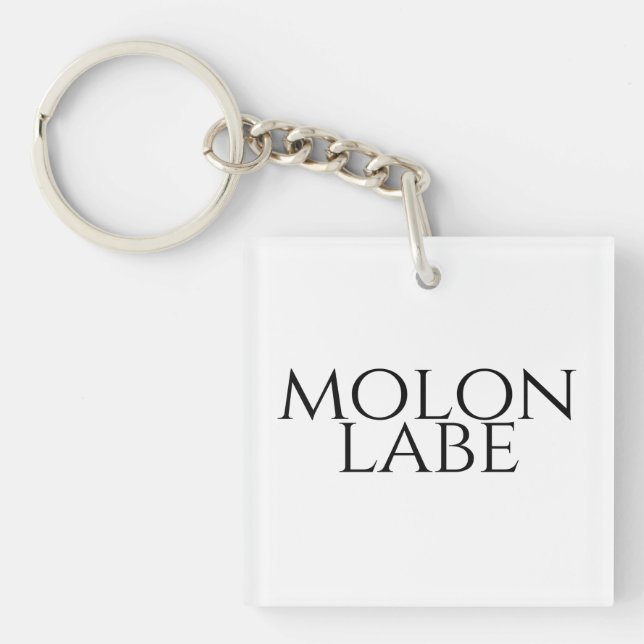 Porte-clefs Molon Labe (Devant)