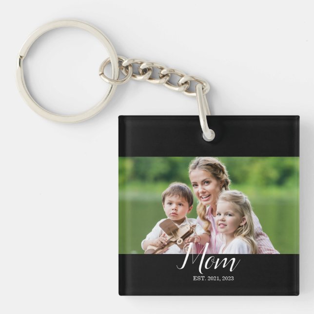 Porte-clefs Mom Established Modern  Script Photo  (Devant)