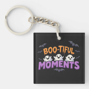 Porte-clefs Moments Merveilleux Mignons Fantômes et Chauves-so