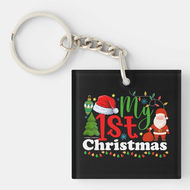 Porte-clefs Mon 1er Noël (Devant)