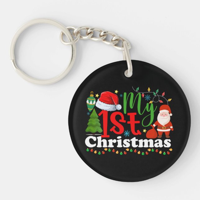 Porte-clefs Mon 1er Noël (Devant)