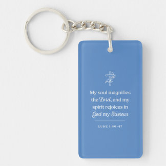 Porte-clefs Mon âme magnifie le Seigneur chrétien