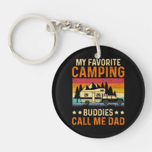 Porte-clefs Mon Camping Préféré - Les Potes M'appellent Papa