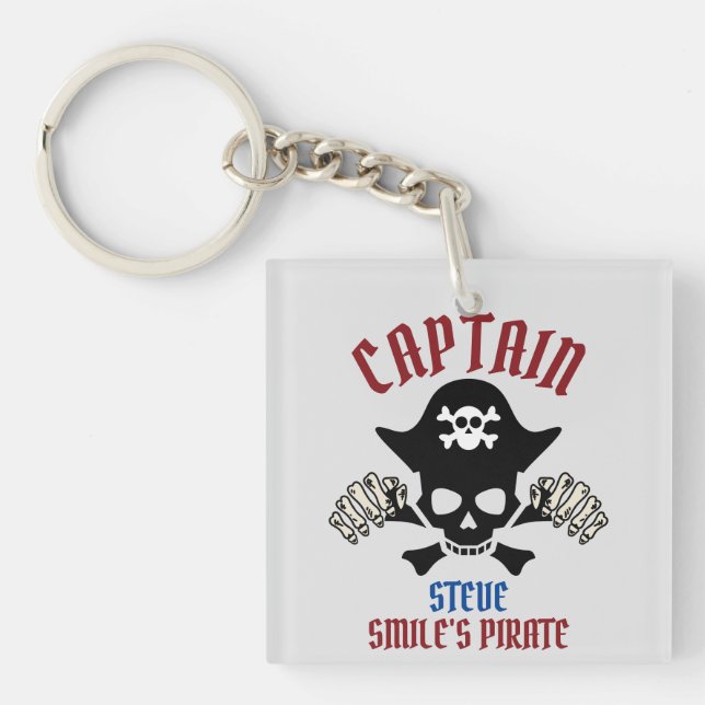 Porte-clefs Mon capitaine | International Talk Like a Pirate d (Devant)