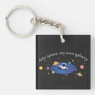 Porte-clefs Mon espace, ma propre galaxie