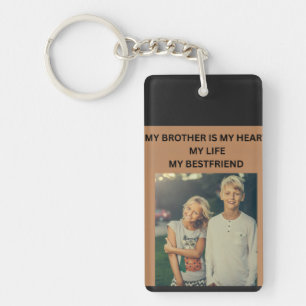 PORTE-CLEFS MON FRÈRE EST MON CŒUR MA VIE MON MEILLEUR AMI