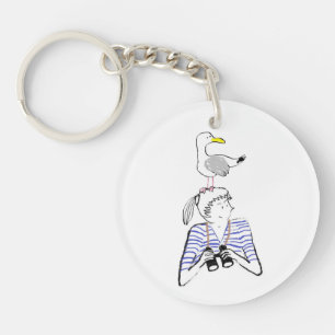 Porte-clefs Mon goéland marrant. Eléa