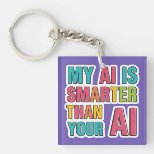 Porte-clefs Mon intelligence artificielle est plus intelligent