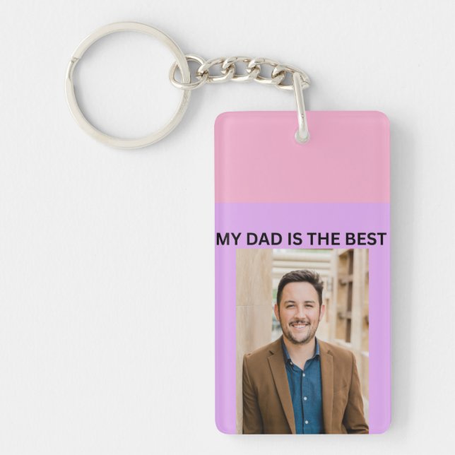 PORTE-CLEFS MON PÈRE EST LE MEILLEUR (Devant)