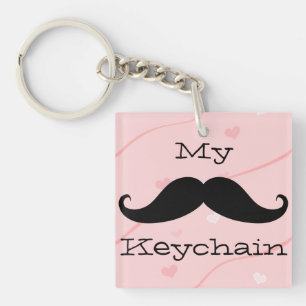 Porte-clefs Mon Porte - clé Acrylique Moustache