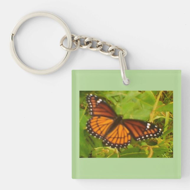 Porte-clefs Monarque orange (Devant)
