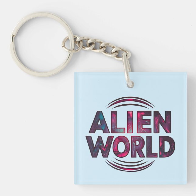 Porte-clefs Monde alien (Devant)