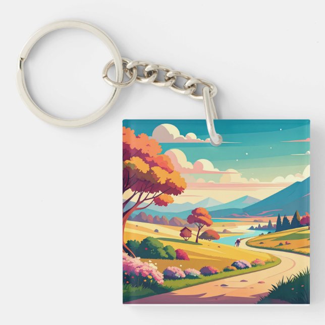 Porte-clefs Monde d'anime (Devant)