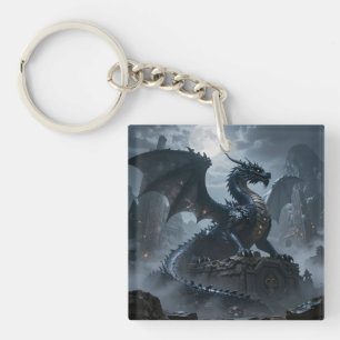 Porte-clefs Monde des dragons – Le royaume du feu et de la mag