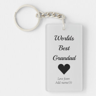 Porte-clefs Mondes porte - clés personnalisés meilleur grand