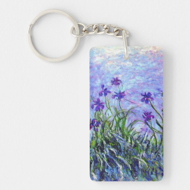 Porte-clefs Monet Lilac Irises (Devant)