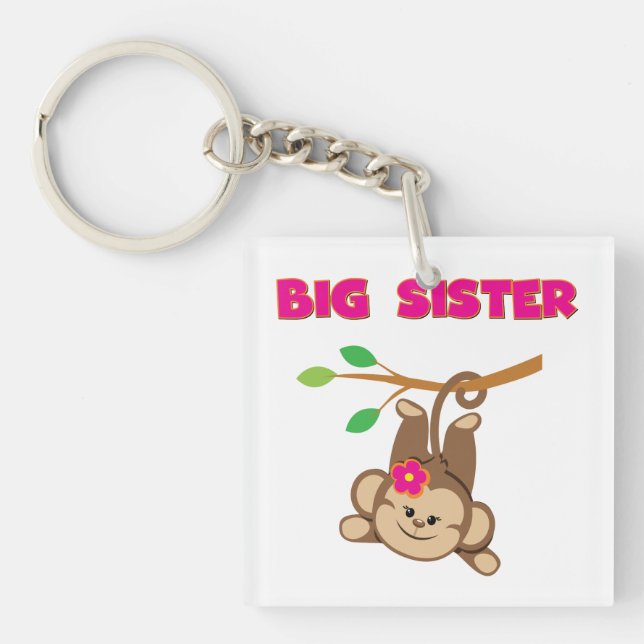 Porte-clefs Monkey Big Sister (Devant)
