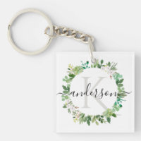 MONOGRAMME DE COULEUR D'EAU DU cool SUCCULENT WREA