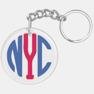 Porte-clefs monogramme de New York