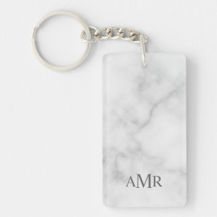 Porte-clefs Monogramme Personnalisé Classique