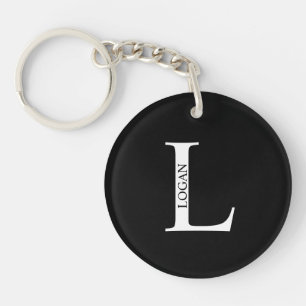 Porte-clefs Monogramme personnalisé et Porte - clé de nom