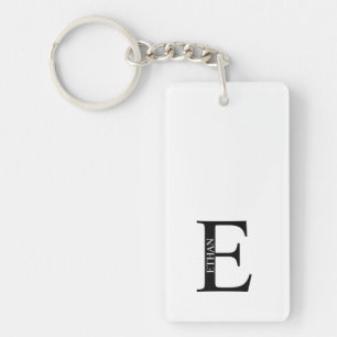 Porte-clefs Monogramme personnalisé et Porte - clé de nom