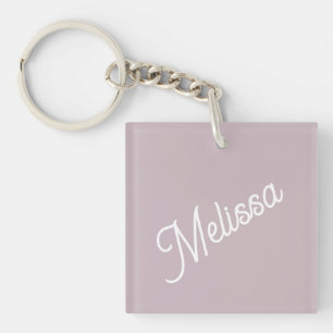 Porte-clefs Monographie de script, violet
