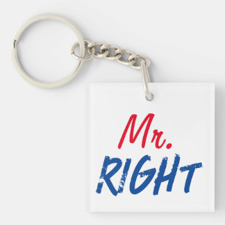 Porte-clefs Monsieur Droite