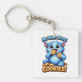 Porte-clefs Monstre Bleu
