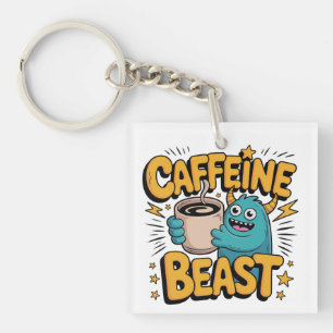 Porte-clefs Monstre de café