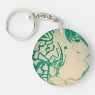 Porte-clefs monstre vert yaei manga animé ghost dessin animé