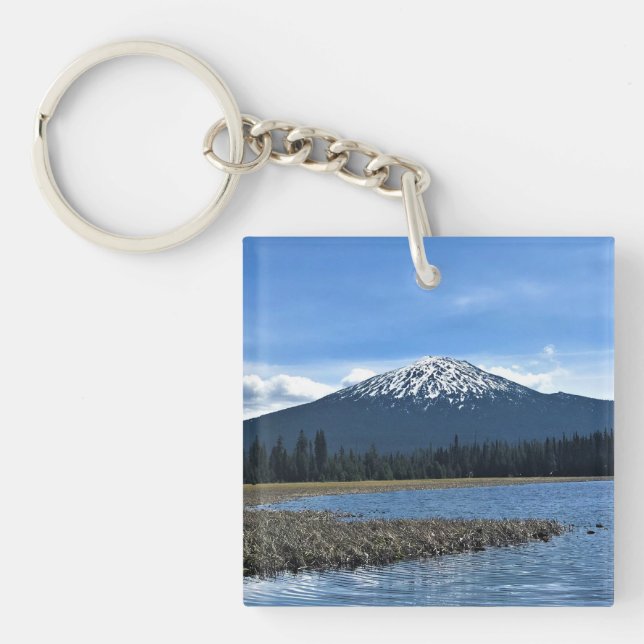 Porte-clefs Mont Bachelor au lac Hosmer, Oregon (Devant)
