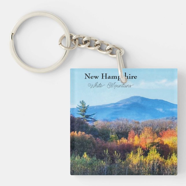 Porte-clefs Montagnes blanches du New Hampshire (Devant)
