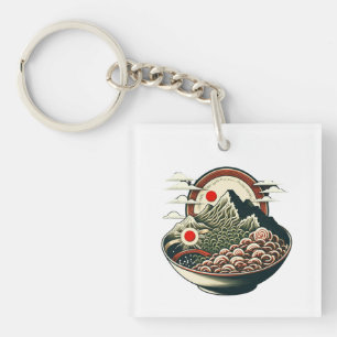 Porte-clefs Montagnes Ramen