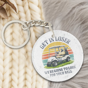 Porte-clefs Monte dans la voiture, abruti, on va aller cherche