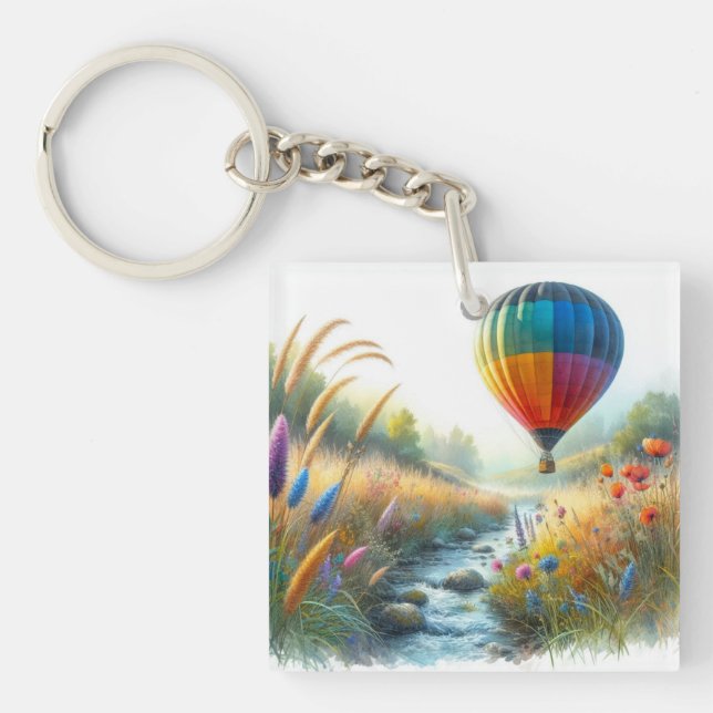 Porte-clefs Montgolfière  (Devant)
