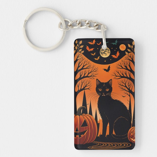 Porte-clefs Moonlit Meow (Devant)