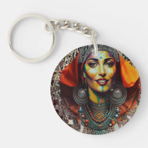Porte-clefs Moroccan Amazigh Beauty V2