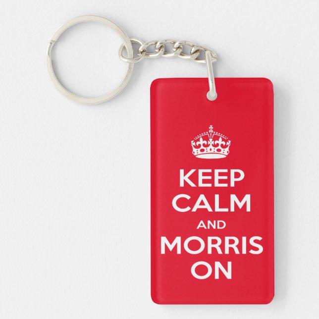 Porte-clefs Morris Dancer's, Morris Dancing - Keep Calm (Devant)