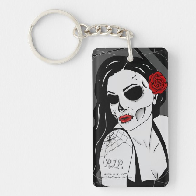 Porte-clefs Mort Pinup (Devant)