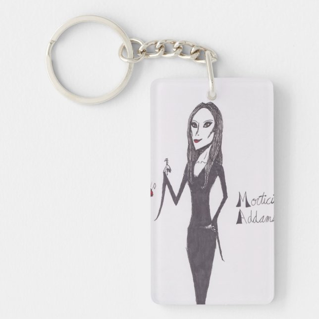 Porte-clefs Morticia Addams (Devant)