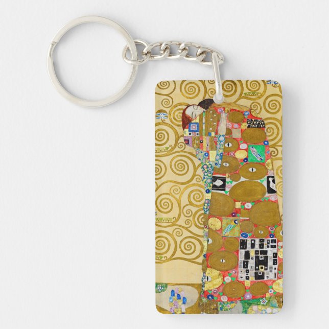 Porte-clefs Mosaïque d'accomplissement de Klimt : Frise vintag (Devant)