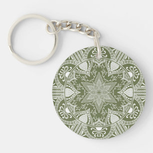 Porte-clefs Moss Mandala